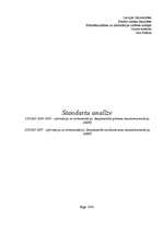 Referāts 'Standartu analīze', 1.