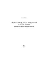 Referāts 'Lursoft IT mārketinga vides un stratēģijas analīze un darbības plānošana', 1.