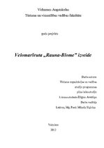 Referāts 'Velomaršruta izveide', 1.
