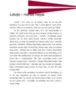 Eseja 'Domraksts par Latviju', 1.
