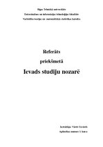 Referāts 'Profesionālā Riska pārvaldnieka starptautiskā asociācija', 1.