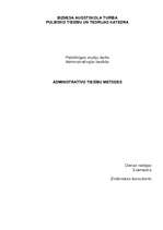Referāts 'Administratīvo tiesību metodes', 1.