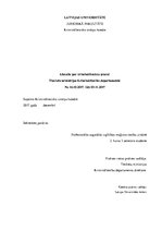 Prakses atskaite 'Krimināltiesību prakses atskaite', 1.