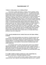 Konspekts 'Pauls Bankovska grāmatas "18" analīze', 1.