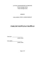 Referāts 'Paklāju kopšanas mašīnas', 1.