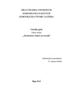 Eseja 'Filmas "L`Avventura" analīze', 1.