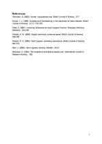 Referāts 'Importance of Hand Hygiene in Hospital Based Environment', 8.