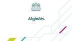 Prezentācija 'Biomateriāls - Algināts', 1.
