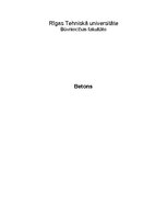 Referāts 'Betons', 1.