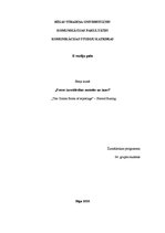 Eseja 'Eseja par stāstu "Forced Busing"', 1.