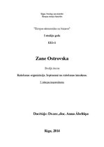 Konspekts 'Ražošanas organizācija. Ieņēmumi un ražošanas izmaksas', 1.