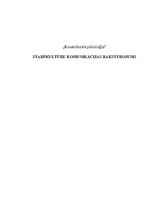 Referāts 'Starpkultūru komunikācijas raksturojums', 1.