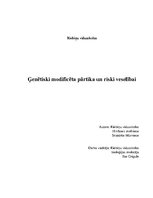 Referāts 'Ģenētiski modificēti produkti', 1.