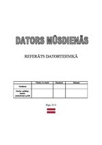 Referāts 'Dators mūsdienās', 1.