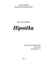 Referāts 'Hipotēka', 1.