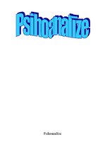 Referāts 'Psihoanalīze', 1.