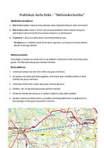 Konspekts 'Praktiskais darbs fizikā. Mehāniskā kustība', 1.