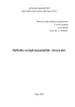 Eseja 'Terora akti', 1.