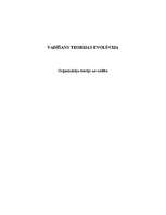 Konspekts 'Vadīšanas teorijas evolūcija', 1.