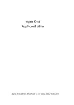 Konspekts 'Agata Kristi "Aizplīvurotā dāma"', 1.