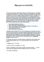 Konspekts 'Rīgas geto un ieslodzītie', 1.