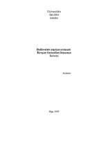Referāts 'Dalībvalsts iespējas ietekmēt Eiropas Savienības lēmumus', 1.