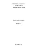 Konspekts 'Displeji', 1.