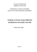 Referāts 'Veselīga uztura pamatprincipu ievērošana pusaudžu vecumā', 1.