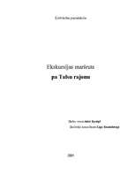 Referāts 'Ekskursijas maršruts pa Talsu rajonu', 1.