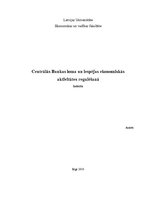 Referāts 'Centrālās bankas loma un iespējas ekonomiskās aktivitātes regulēšanā', 1.