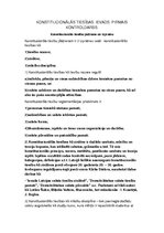 Konspekts 'Konstitucionālās tiesības, pirmais kontroldarbs', 1.