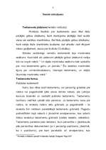 Referāts 'Testaments', 3.