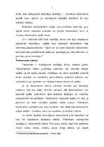 Referāts 'Testaments', 7.