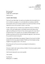 Paraugs 'Claim for Unfair Dismissal', 1.