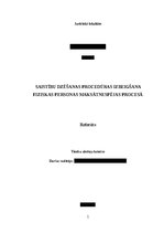 Referāts 'Saistību dzēšanas procedūras izbeigšana  fiziskas personas maksātnespējas proces', 1.