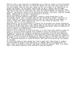 Eseja 'The Plastics Industry', 2.