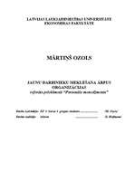 Referāts 'Jaunu darbinieku meklēšana ārpus organizācijas', 1.