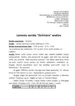 Eseja 'Latviešu seriāla "Dzīvoklis" analīze', 1.