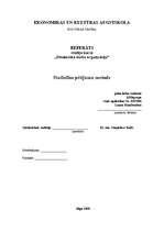 Konspekts 'Statistisko pētījumu metode', 1.