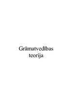 Konspekts 'Grāmatvedības teorija', 1.
