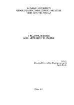 Referāts 'Gaisa mitrums un tā analīze', 1.