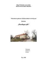 Konspekts 'Nekustamā īpašuma arhitektoniskais novērtējums. Dundagas pils', 1.