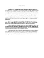 Eseja 'Birthday', 1.