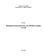 Referāts 'Bioloģiskā lauksaimniecība, tās attīstības iespējas Latvijā', 4.