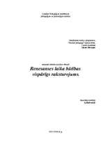 Referāts 'Renesanses laika būtības vispārīgs raksturojums', 1.