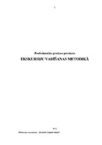 Prakses atskaite 'Ekskursiju vadīšanas metodikā SIA "Selena L", ekskursijas maršruta izveidošana', 1.