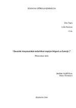 Referāts 'Jauniešu starptautiskās sadarbības iespējas Jelgavā un Latvijā', 1.