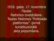Prezentācija '1918.gada 17.novembris - Tautas padomes izveidošana', 1.