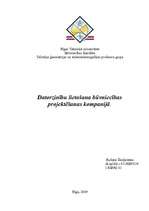 Referāts 'Datorzinību lietošana būvniecības projektēšanas kompānijā', 1.