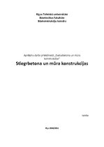 Referāts 'Stiegrbetona un mūra konstrukcijas', 1.